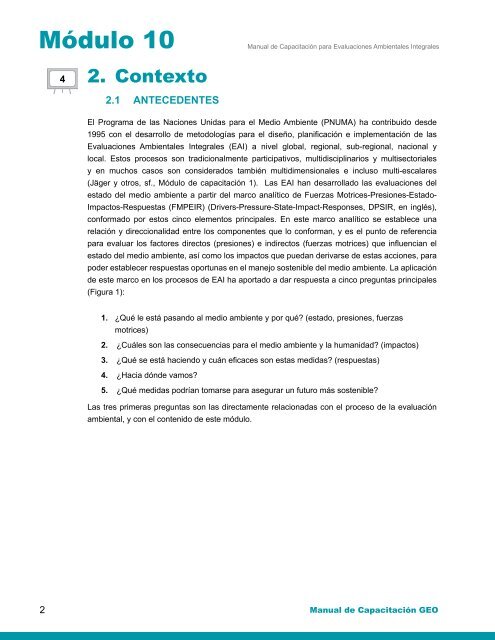 EAI - Programa de Naciones Unidas para el Medio Ambiente