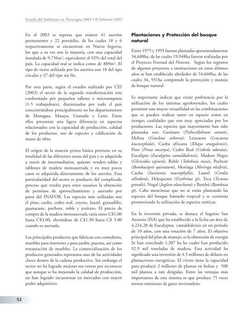 GEO Nicaragua 2003.pdf - Programa de Naciones Unidas para el ...