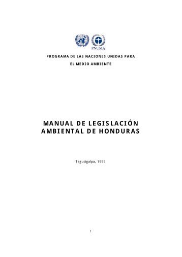 2. Honduras - Programa de Naciones Unidas para el Medio Ambiente