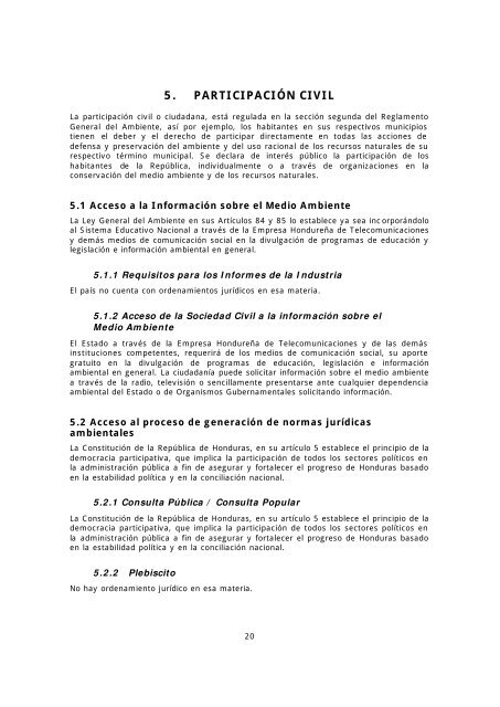 2. Honduras - Programa de Naciones Unidas para el Medio Ambiente