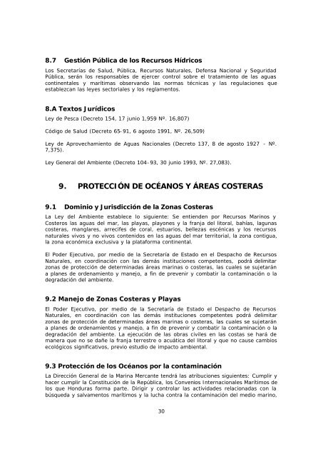 2. Honduras - Programa de Naciones Unidas para el Medio Ambiente