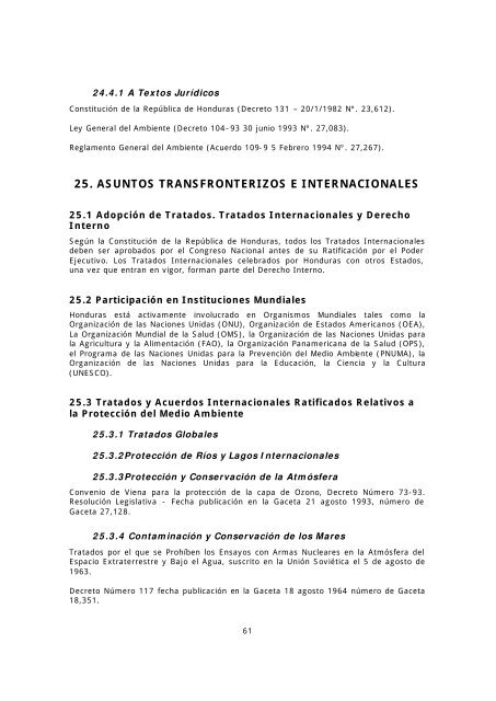 2. Honduras - Programa de Naciones Unidas para el Medio Ambiente