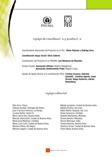 GEO Juvenil Argentina.pdf - Programa de Naciones Unidas para el ...