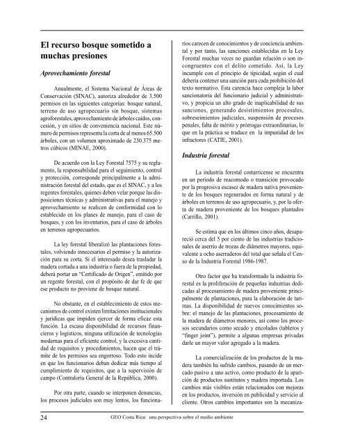 informe ambiental costa rica 2002 - Programa de Naciones Unidas ...