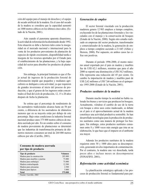 informe ambiental costa rica 2002 - Programa de Naciones Unidas ...