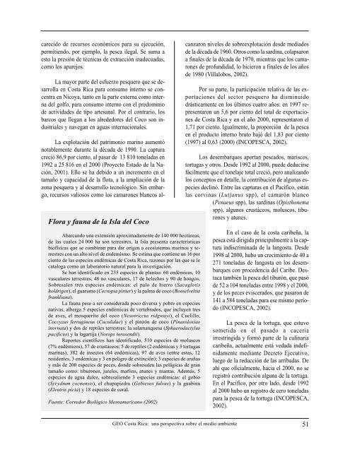 informe ambiental costa rica 2002 - Programa de Naciones Unidas ...