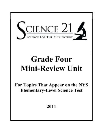 Grade Four Mini-Review Unit - Boces
