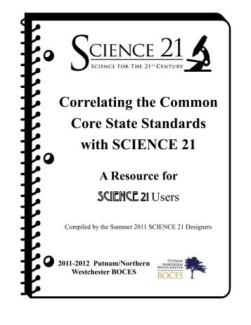 Correlating the Common Core State Standards with ... - Boces