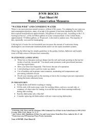 Water Conservation Measures - Boces