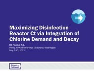 Maximizing Disinfection Reactor Ct via Integration of ... - PNWS-AWWA