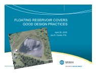 FLOATING RESERVOIR COVERS GOOD DESIGN ... - PNWS-AWWA