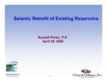 Seismic Retrofit of Existing Reservoirs - PNWS-AWWA