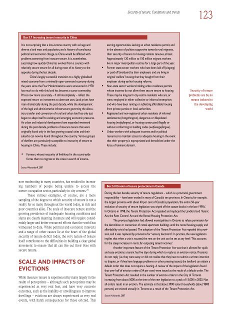 Global Report on Human Settlements 2007 - PoA-ISS