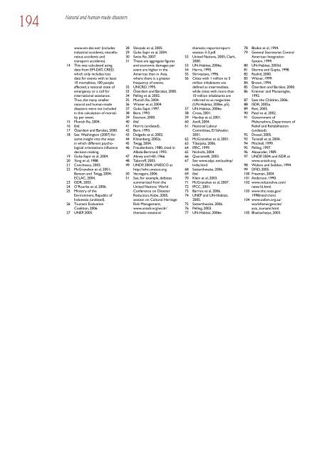 Global Report on Human Settlements 2007 - PoA-ISS