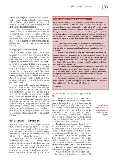 Global Report on Human Settlements 2007 - PoA-ISS