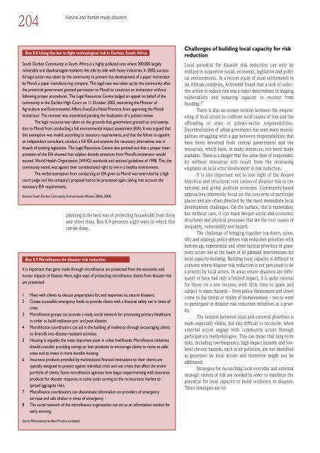 Global Report on Human Settlements 2007 - PoA-ISS