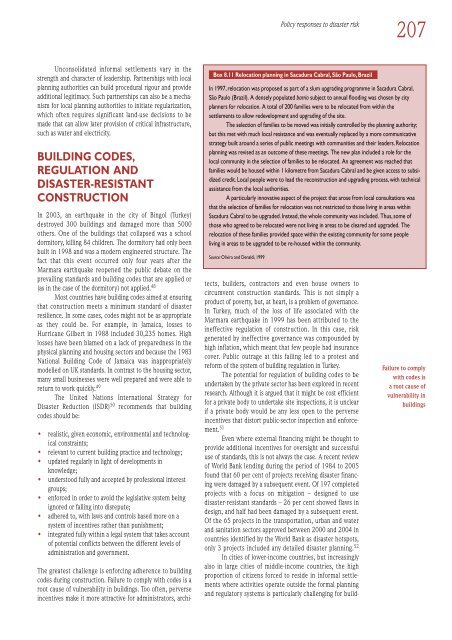 Global Report on Human Settlements 2007 - PoA-ISS