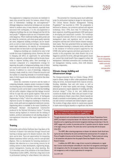 Global Report on Human Settlements 2007 - PoA-ISS