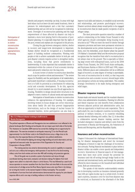 Global Report on Human Settlements 2007 - PoA-ISS