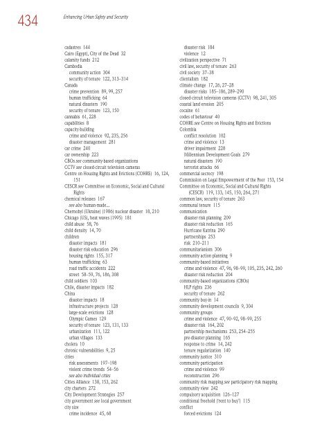 Global Report on Human Settlements 2007 - PoA-ISS