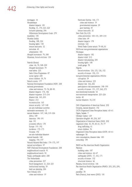 Global Report on Human Settlements 2007 - PoA-ISS