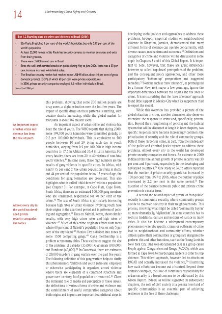 Global Report on Human Settlements 2007 - PoA-ISS