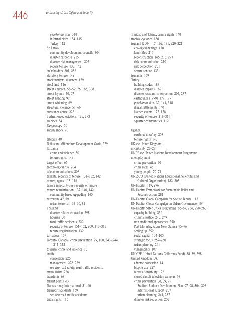 Global Report on Human Settlements 2007 - PoA-ISS