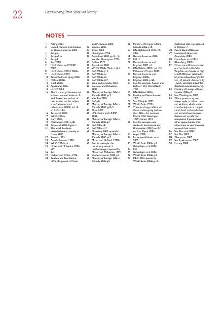 Global Report on Human Settlements 2007 - PoA-ISS