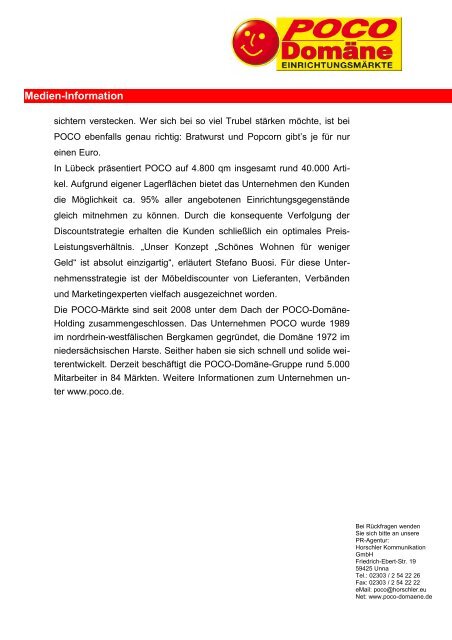 Pressemitteilung als PDF - Poco