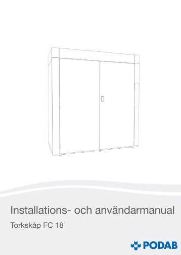 Installations- och användarmanual - Podab