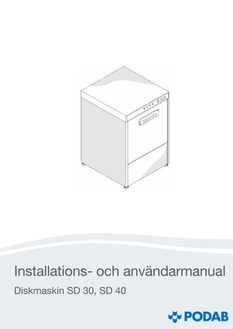 Bruksanvisning SD 30 - Podab