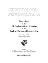 HERPETOLOGIA PETROPOLITANA - Lacerta