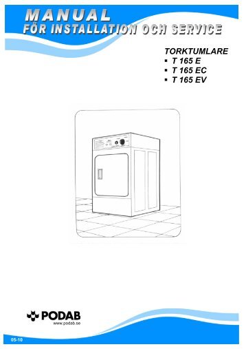 TORKTUMLARE T 165 E T 165 EC T 165 EV - Podab