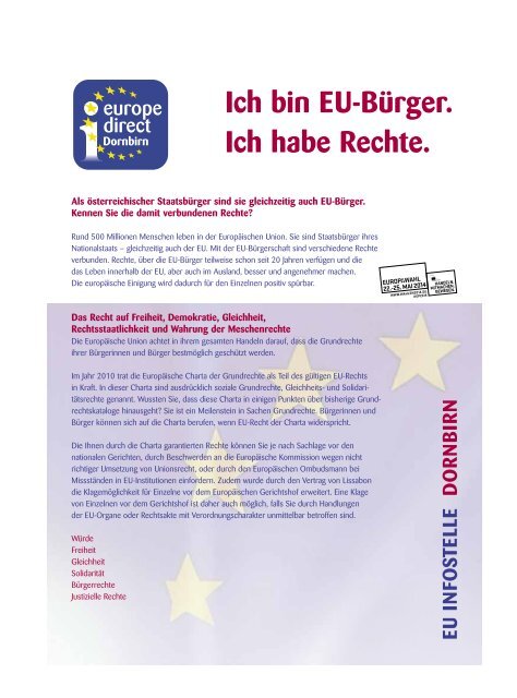 Dornbirner Gemeindeblatt KW 21 vom 23.05.2014