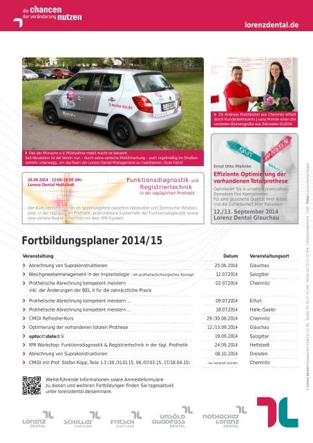 Lorenz Dental - Zahnseite 02/2014