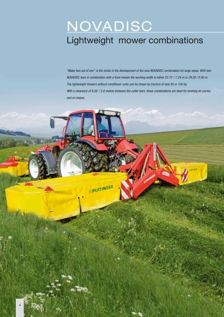 NOVACAT/NOVADISC Mower combinations - Alois PÃ¶ttinger ...