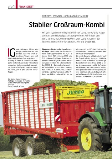 JUMBO combiline profi-Praxistest