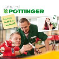 Lehre bei - Alois Pöttinger Maschinenfabrik GmbH