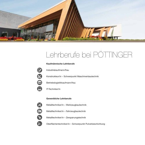Lehre bei - Alois Pöttinger Maschinenfabrik GmbH