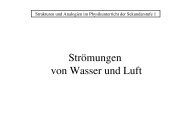 Strömungen von Wasser und Luft - pohlig