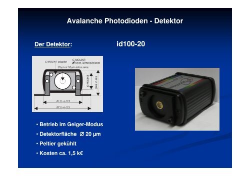 Photonenstatistik und Quantenradierer (inkl. Experiment) - pohlig