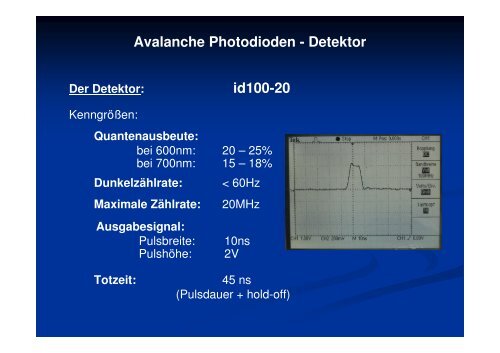 Photonenstatistik und Quantenradierer (inkl. Experiment) - pohlig