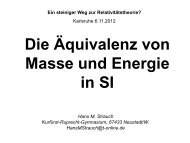 Die Ãquivalenz von Masse und Energie in SI - pohlig