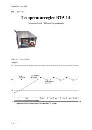 Betriebsanleitung RT5-14 Ãbersicht - Pohltechnik