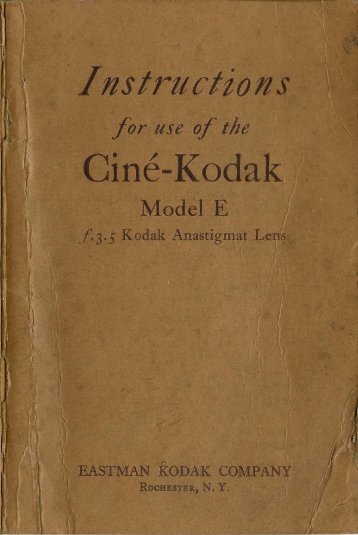 Kodak Model E 16mm camera - ApeCity.com