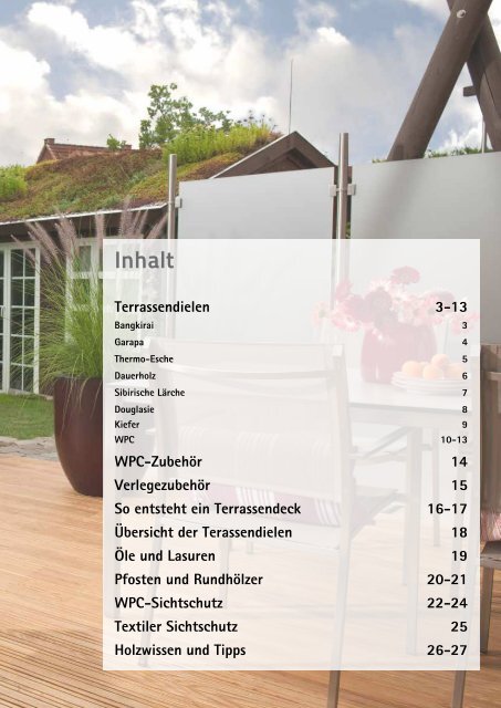 Gartenkatalog 2014 - HolzLand Jung