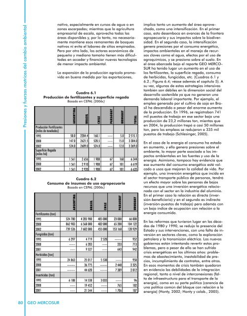 GEO MERCOSUR - Programa de Naciones Unidas para el Medio ...