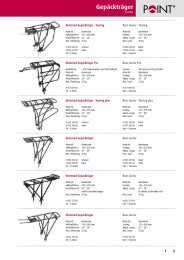 Gepäckträger - Point