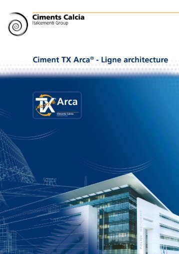 Documentation ciment TX Arca - Point.P