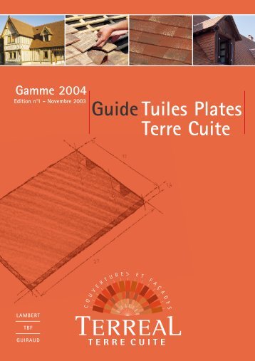 Guide Tuiles Plates Terre Cuite - Point.P